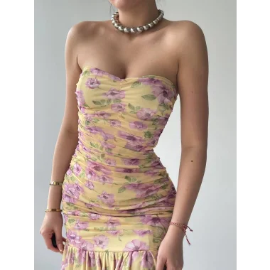 Talia Straplez Elbise