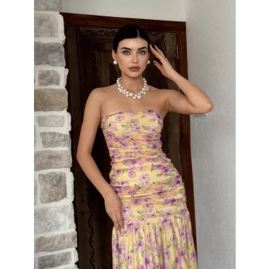 Talia Straplez Elbise