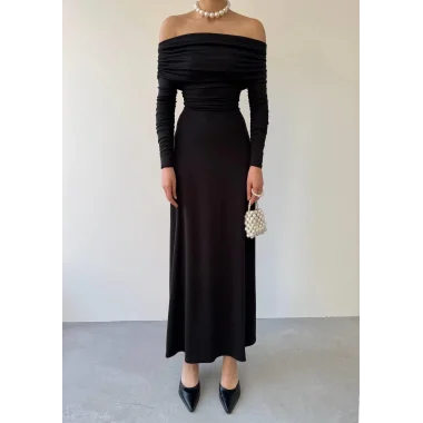 Uras Straplez Elbise