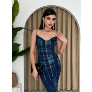 Bruce İp Askılı Elbise