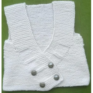 Ecemia El Örgüsü Bebek Yelek