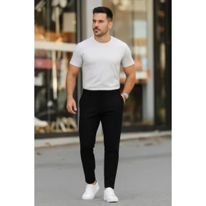 Erkek Beli Bağcıklı Jogger Pantolon