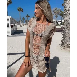 Kadın Triko Pareo Elbise