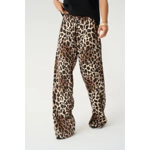 Lastikli Pantolon - Leopar