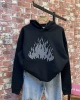 Taşlı Desen Sweatshirt