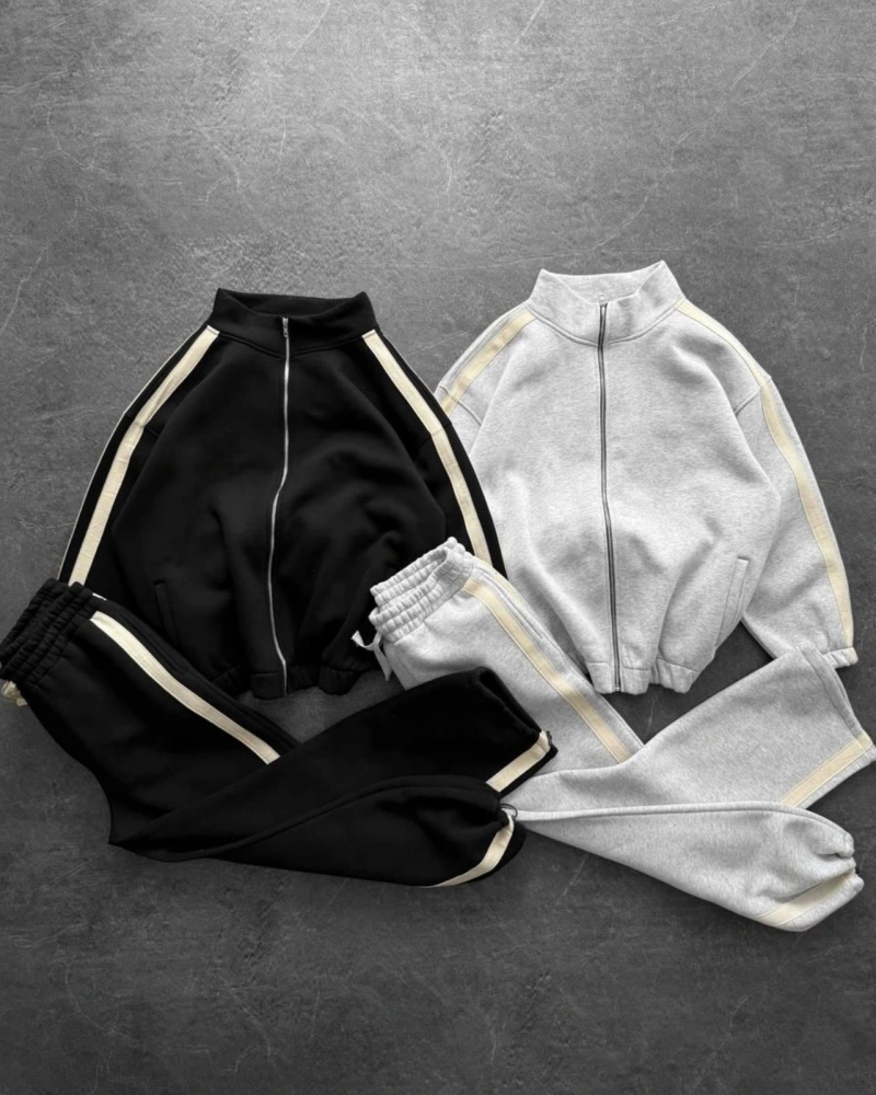 3 İplik Şardonlu Oversize Takım