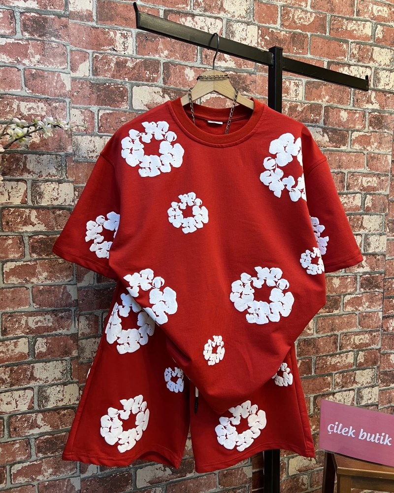 Unisex Kalıp Şortlu Takım