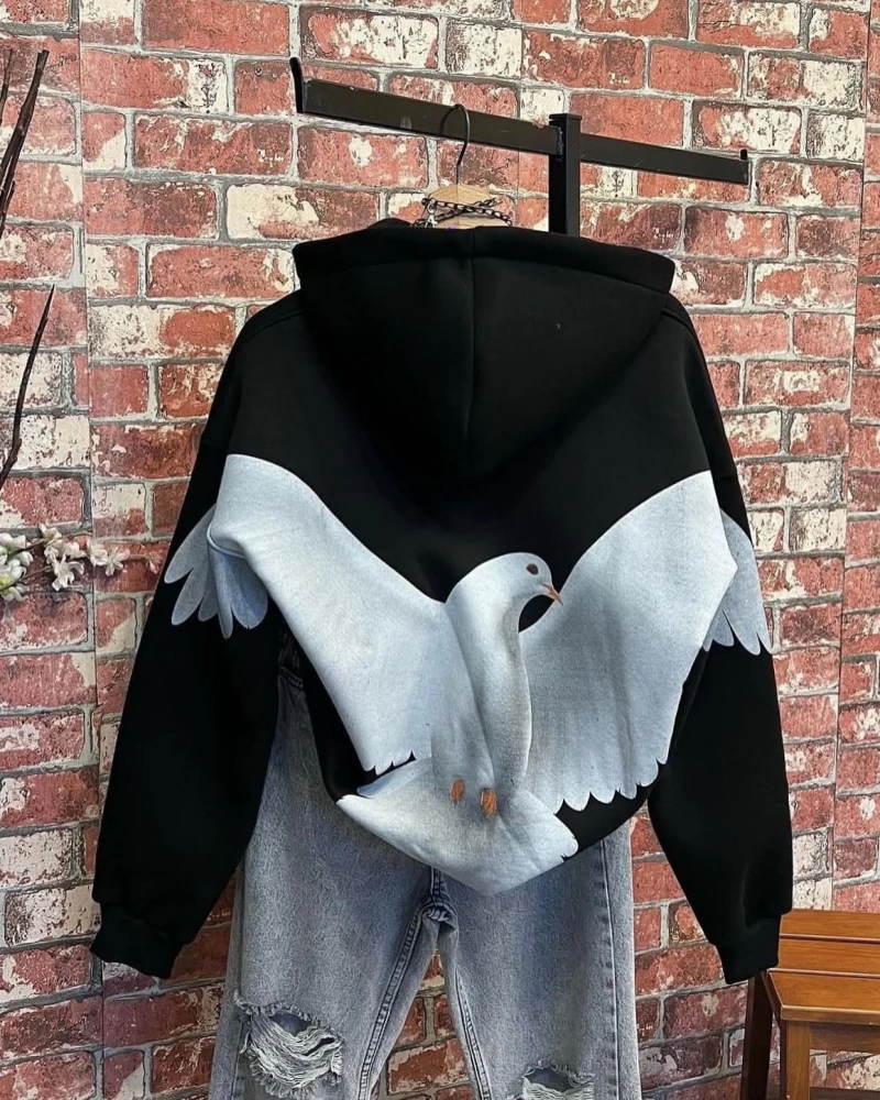 Sırt Detay Sweatshirt