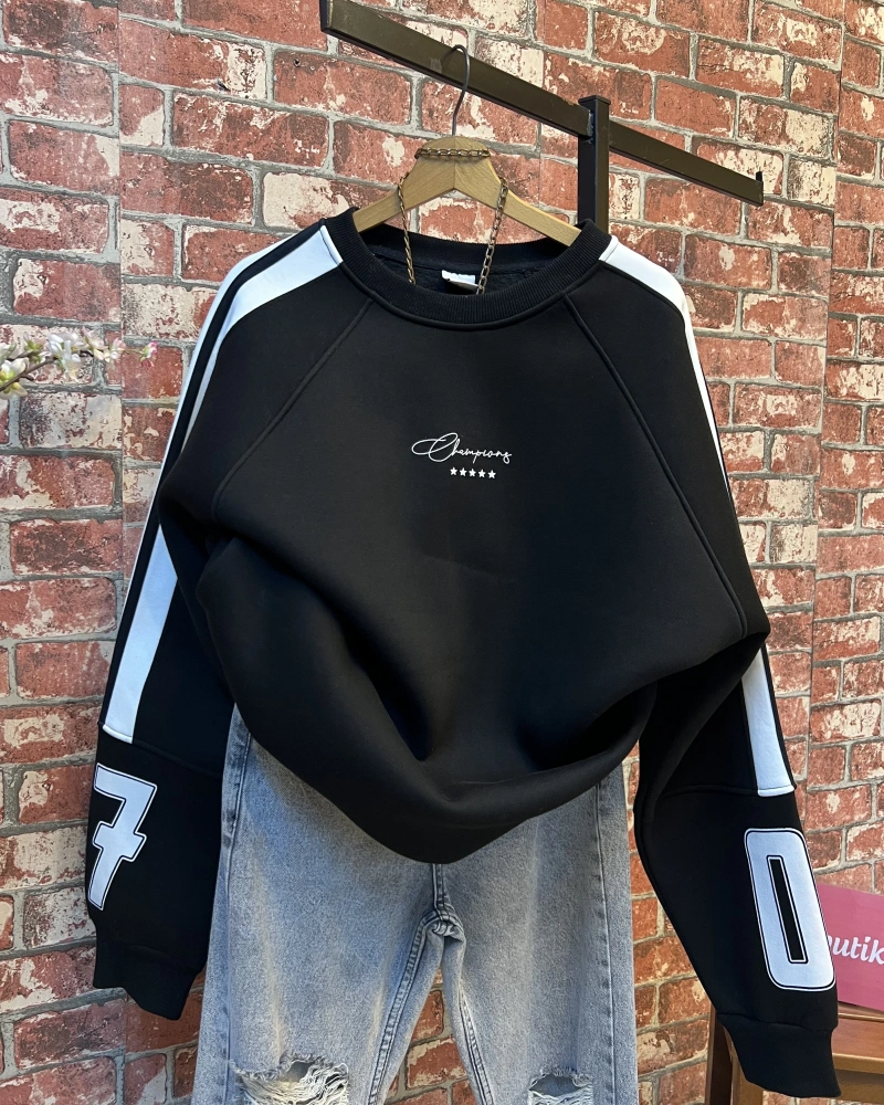 Sırt Detay Sweatshirt