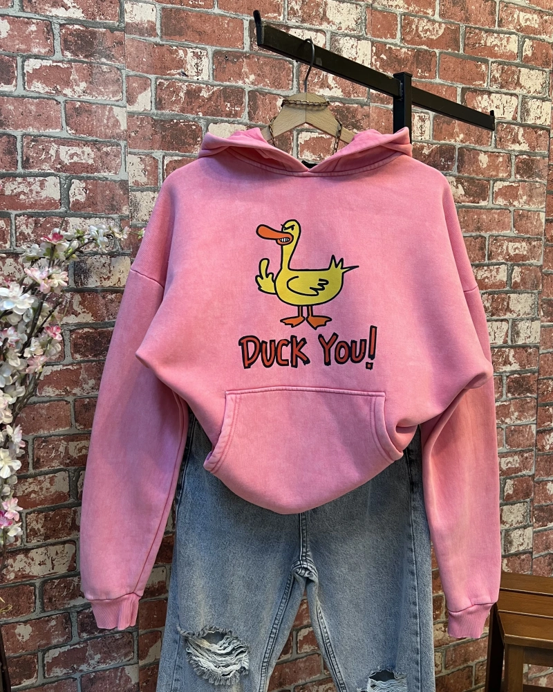 Yıkamalı Oversize Sweatshirt