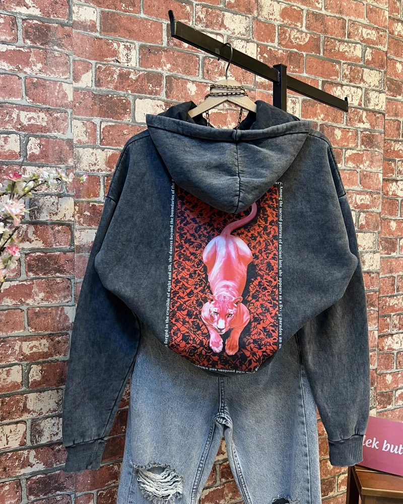 Yıkamalı Oversize Sweatshirt