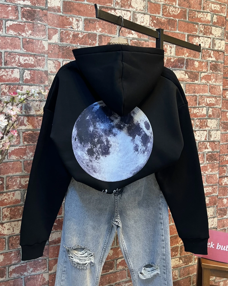 Sırt Detay Sweatshirt