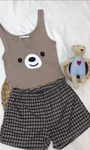 Panda Pijama Takım
