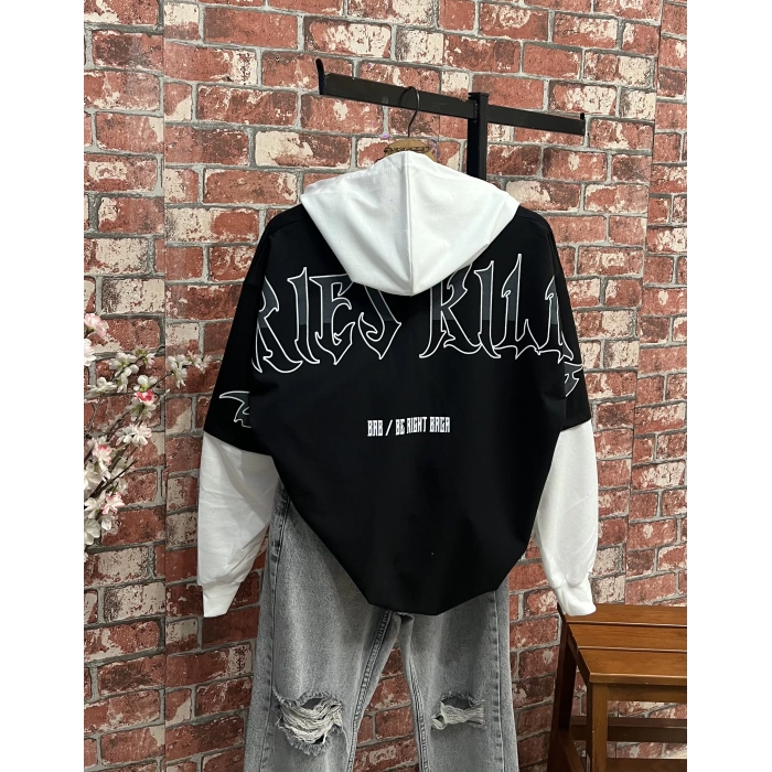 Sırt Detay Sweatshirt