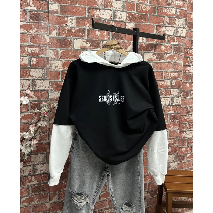 Sırt Detay Sweatshirt