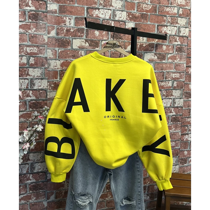Oversize Kalıp Balon Kol Sweatshirt