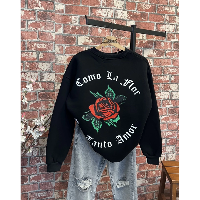 Sırt Detay Sweatshirt