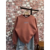 Sırt Detay İçi Şardonlu Sweatshirt
