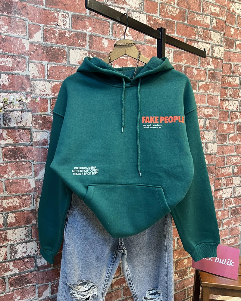 Sırt Detay Sweatshirt