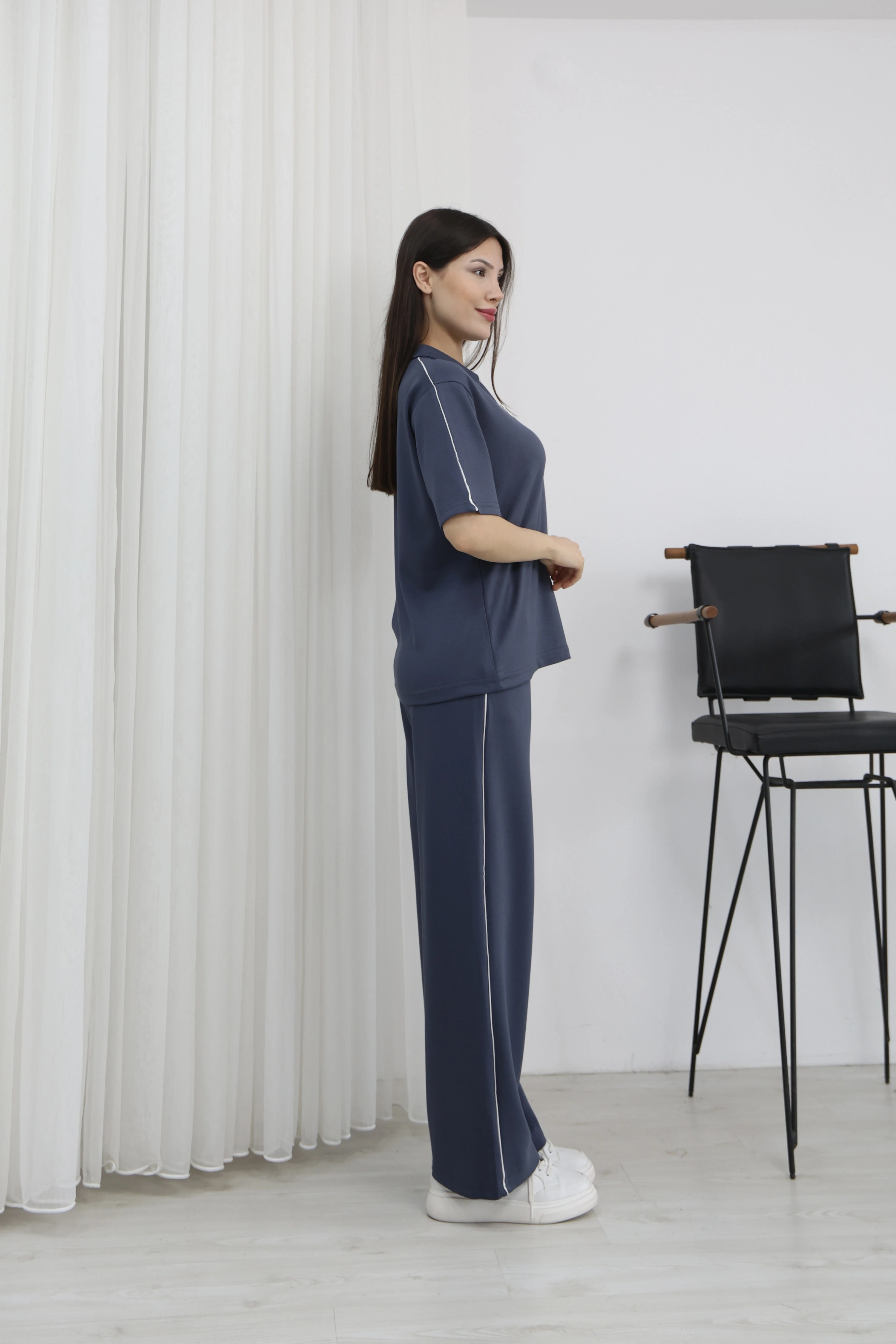 POLO YAKA MODAL TAKIM-MAVİ