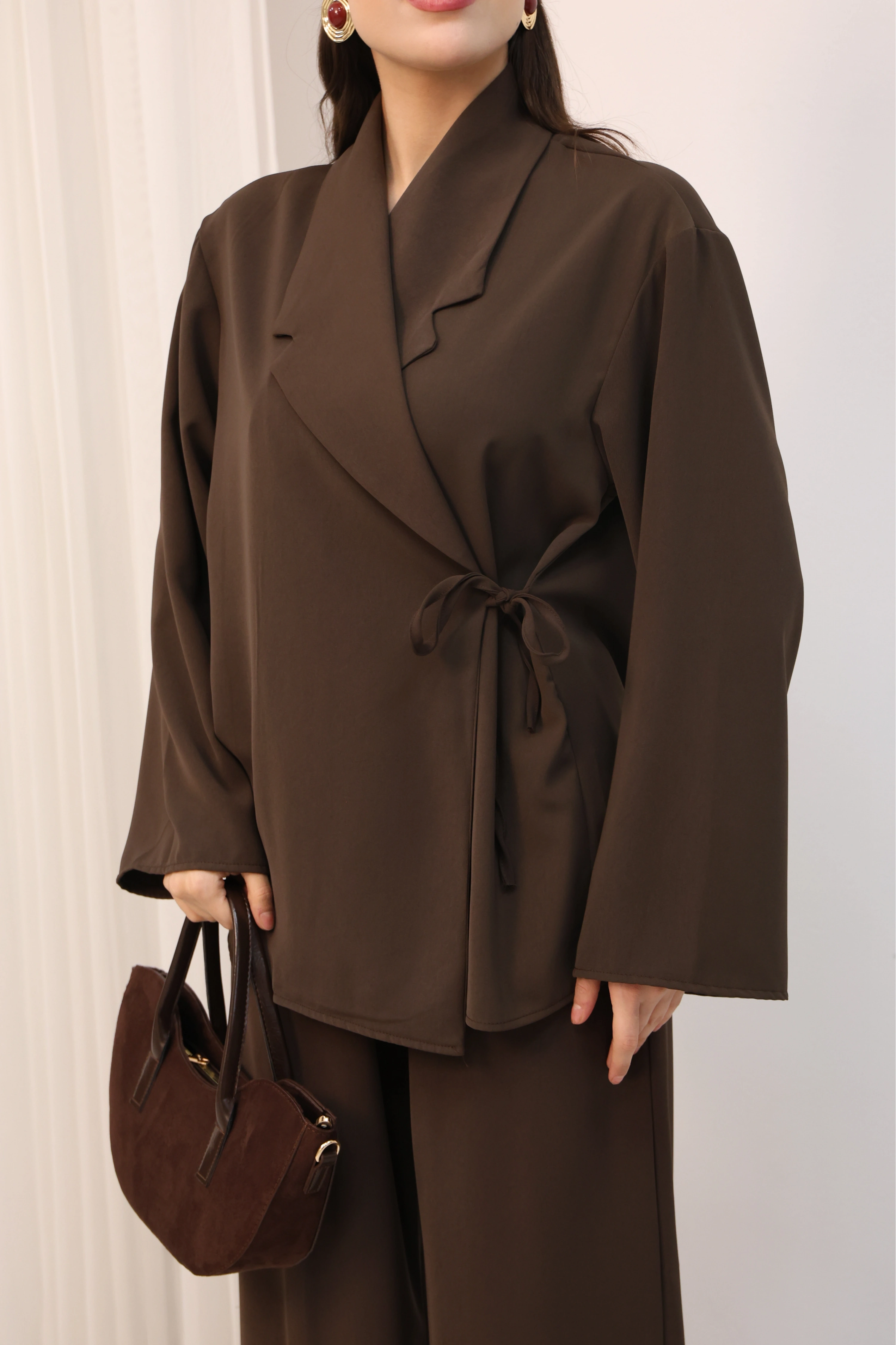 TENCEL PREMİUM TAKIM-KAHVE