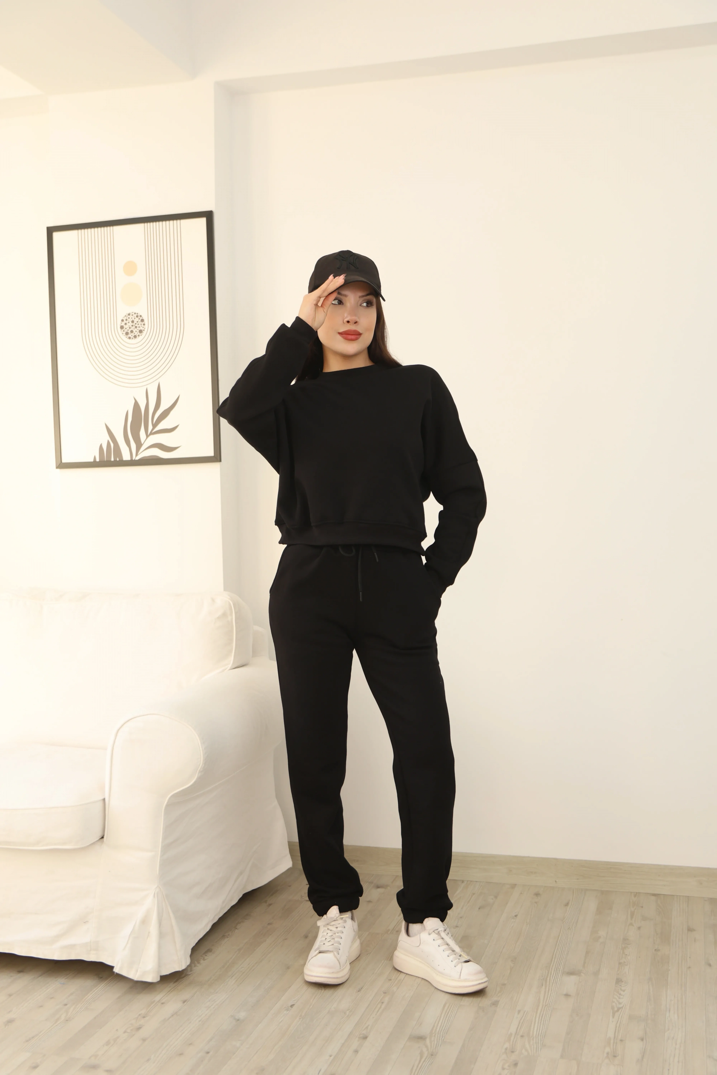 CROP ŞARDONLU TAKIM