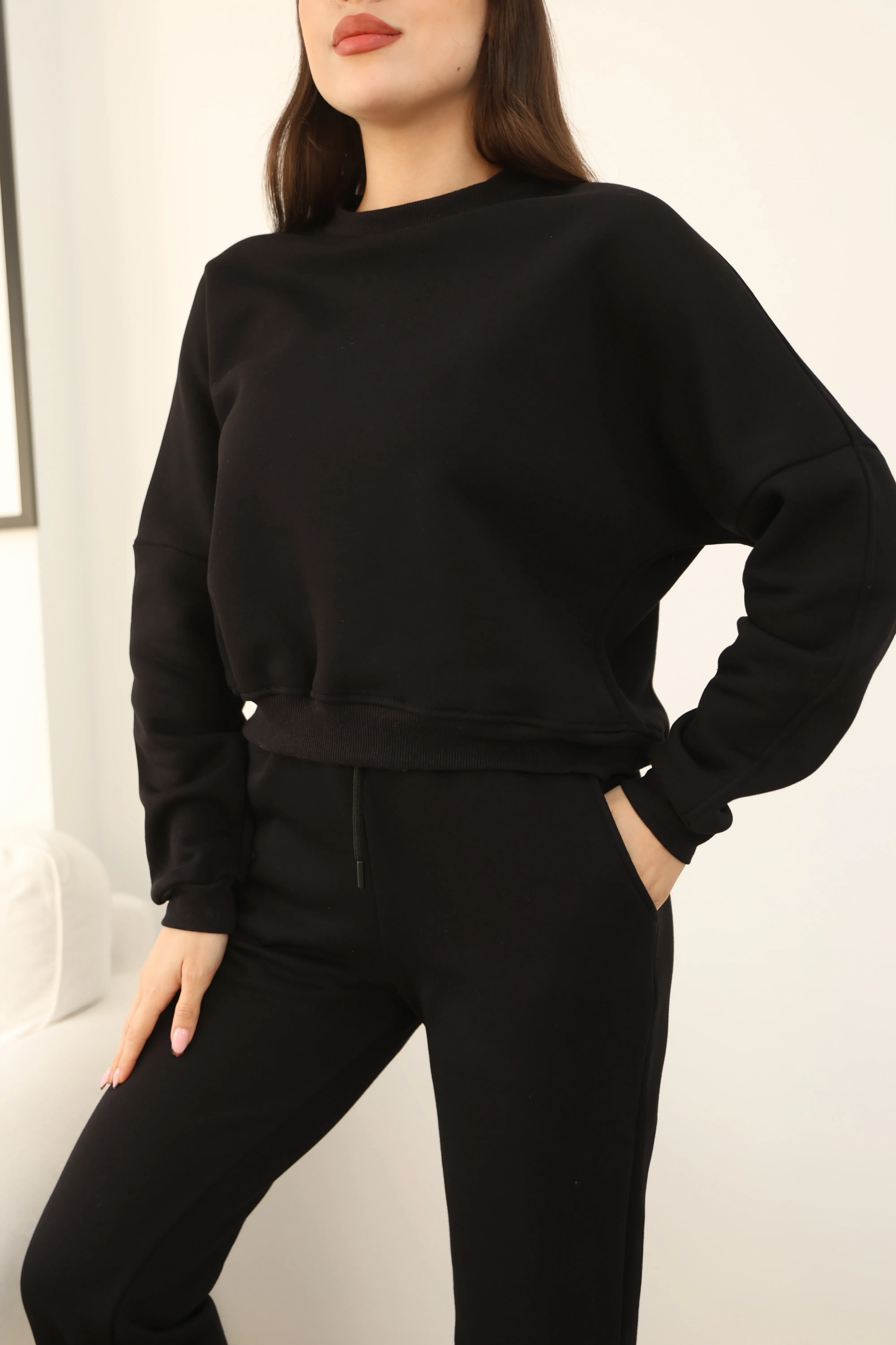 CROP ŞARDONLU TAKIM