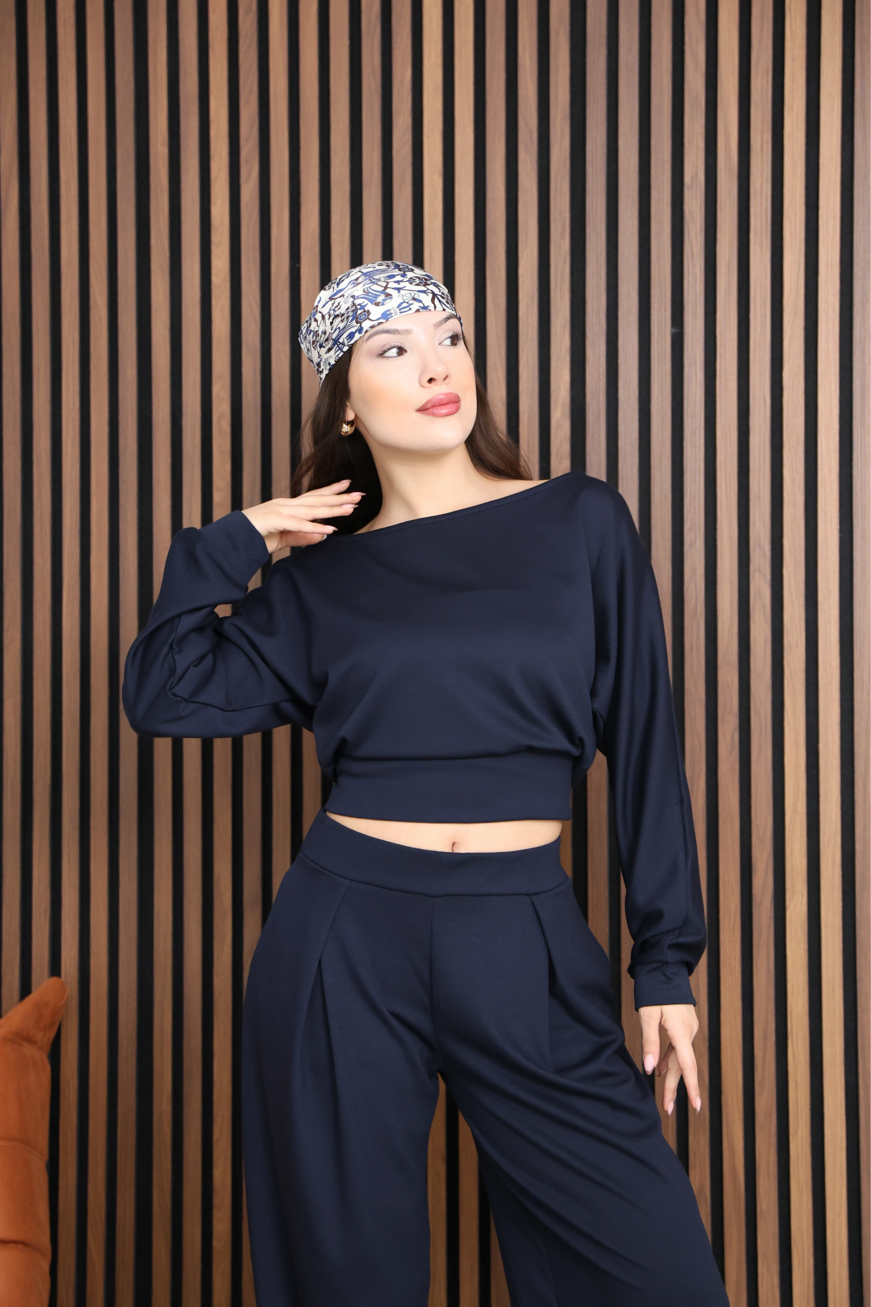 KAYIK YAKA TAKIM- LACIVERT