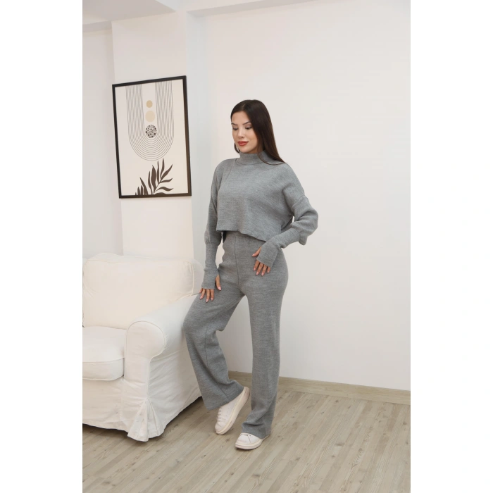 PARMAK GEÇİRMELİ YUMOŞ TAKIM-ANTRASİT