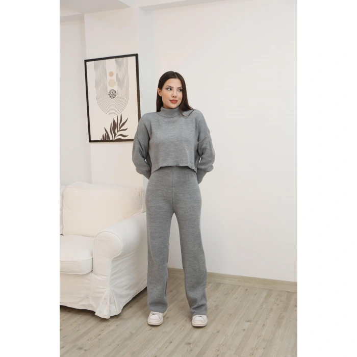 PARMAK GEÇİRMELİ YUMOŞ TAKIM-ANTRASİT