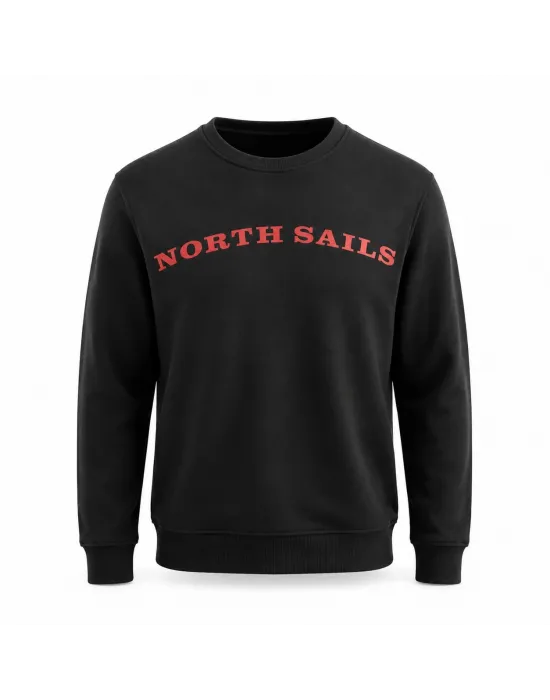 siyah North sails Sweatshirt