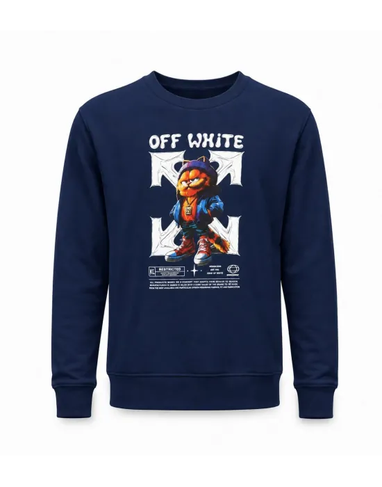 LACİVERT Off White Sweatshirt