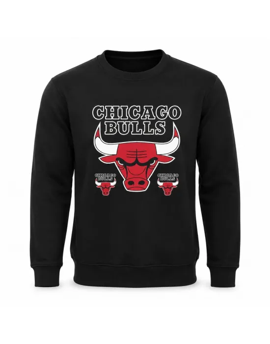 SİYAH Chicago Bulls Sweatshirt