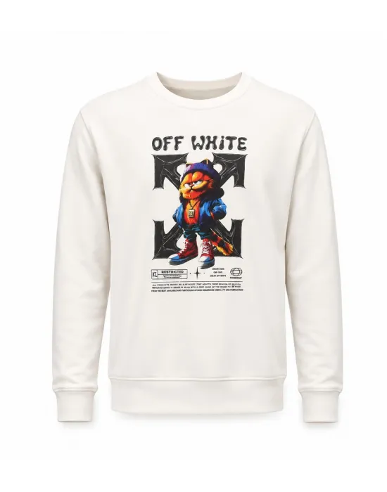 BEYAZ Off White Sweatshirt