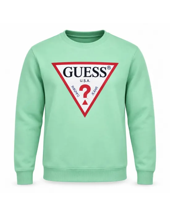 GUESS MİNT YEŞİLİ Sweatshirt