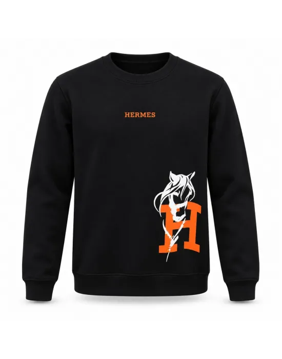 HERMES SİYAH  Sweatshirt