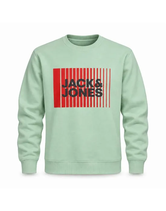 JACK JONES MİNT YEŞİLİ Sweatshirt