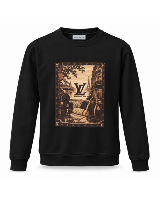 LOUIS VİTTON SİYAH  Sweatshirt