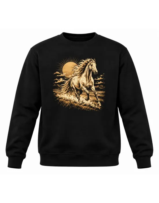 Mezatçı Dayı Göktürkçe Baskılı Uzun Kollu Sweatshirt