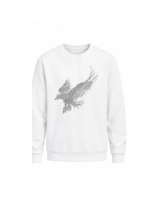 Mezatçı Dayı Karavan Baskılı Uzun Kollu Sweatshirt