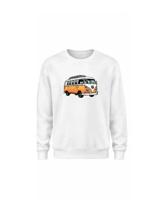 Mezatçı Dayı Uçan Kartal Baskılı Uzun Kollu Sweatshirt