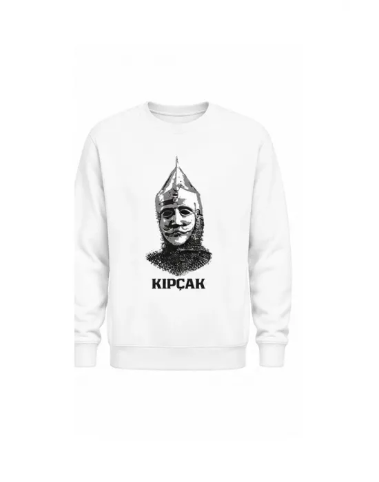Mezatçı Dayı Kıpçak Baskılı Uzun Kollu Sweatshirt