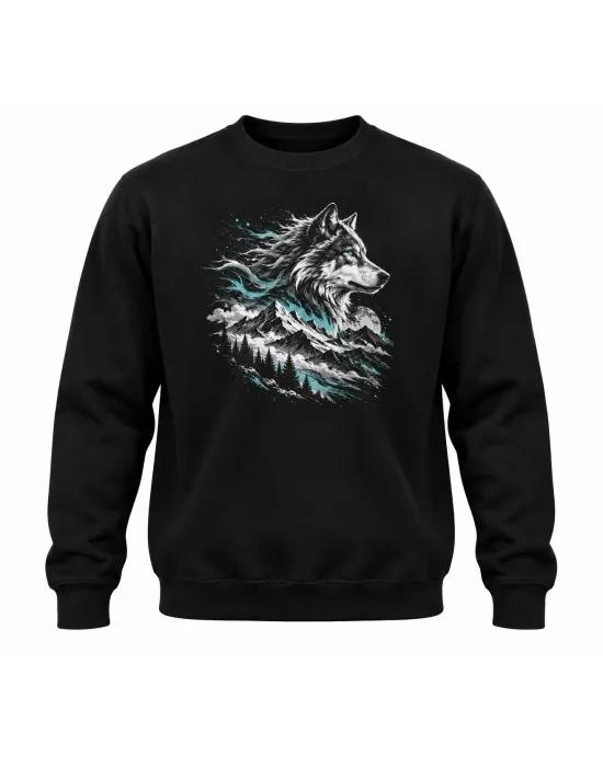Mezatçı Dayı Özgür Ruh Baskılı Sweatshirt