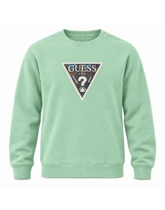 GUESS MİNT YEŞİL Sweatshirt
