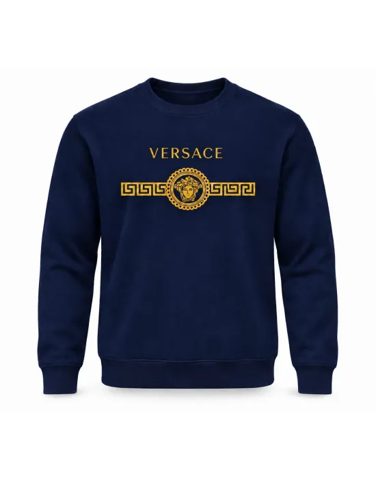 VERSACE LACİVERT  Sweatshirt