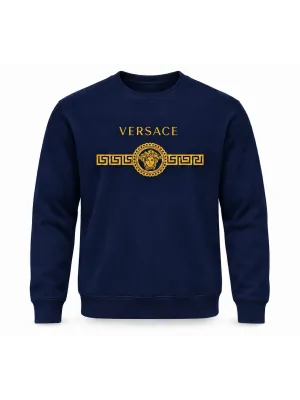 VERSACE LACİVERT  Sweatshirt