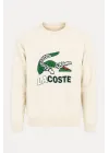 Lacoste kırık beyaz Sweatshirt