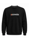SİYAH Hermes Sweatshirt