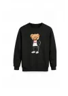 Mezatçı Dayı Ayı 5 Baskılı Uzun Kollu Sweatshirt