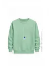 Mezatçı Dayı Astronot Baskılı Uzun Kollu Sweatshirt